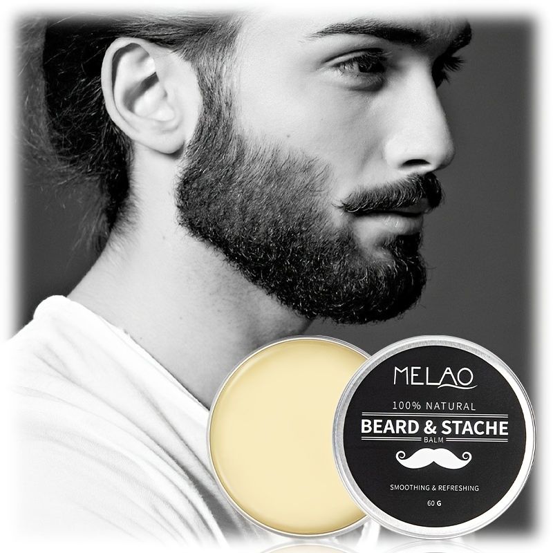 Beard Balm Softener Cream Mustache Wax Mustache Conditioner Softener Leave  In Moisturizer Wax Natural Beard Oil Butter For Beard Mustache Grooming And  Styling - Beauty & Personal Care - Temu