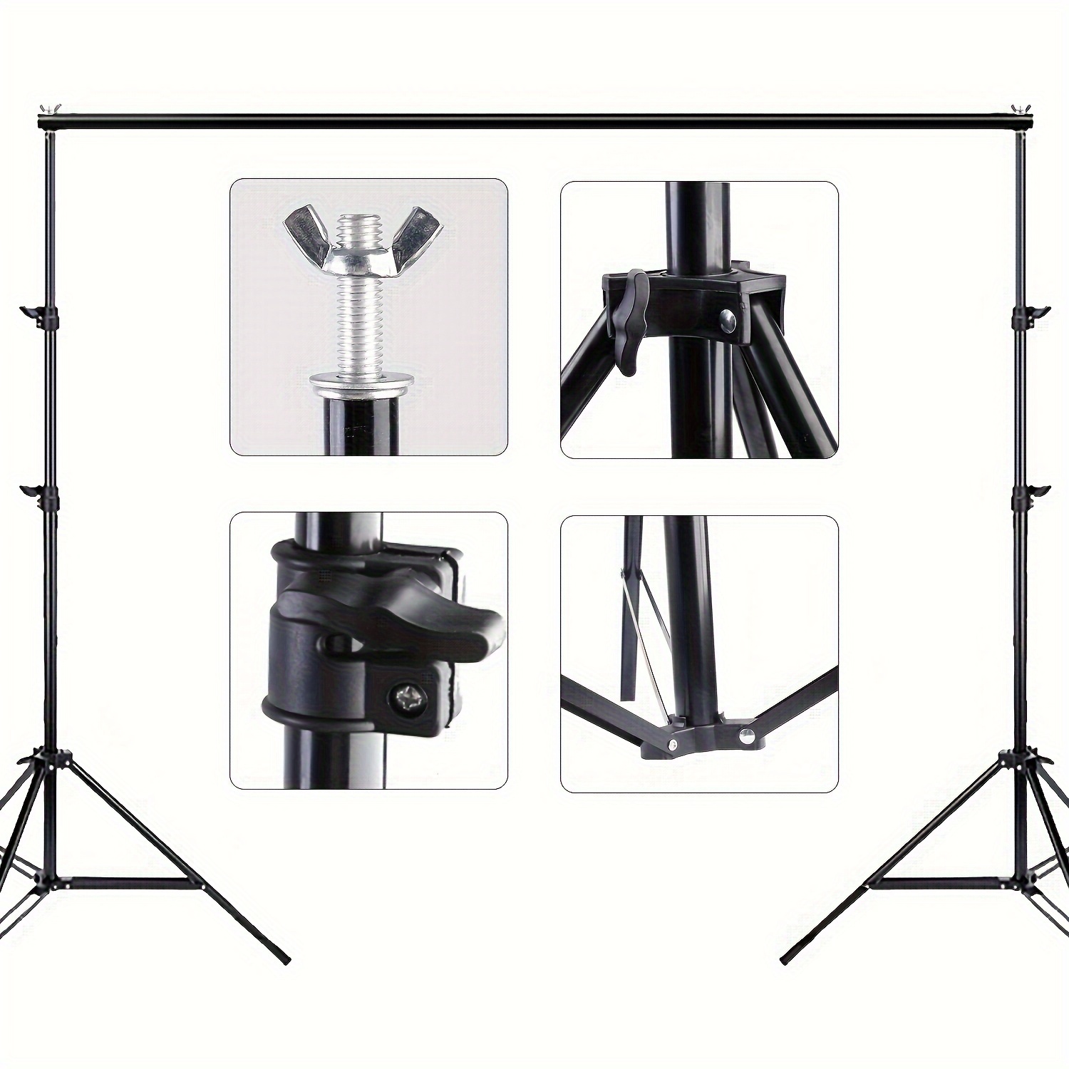 78.7 ×118 Pulgadas Kit Soporte Fondo Estudio Fotográfico - Temu