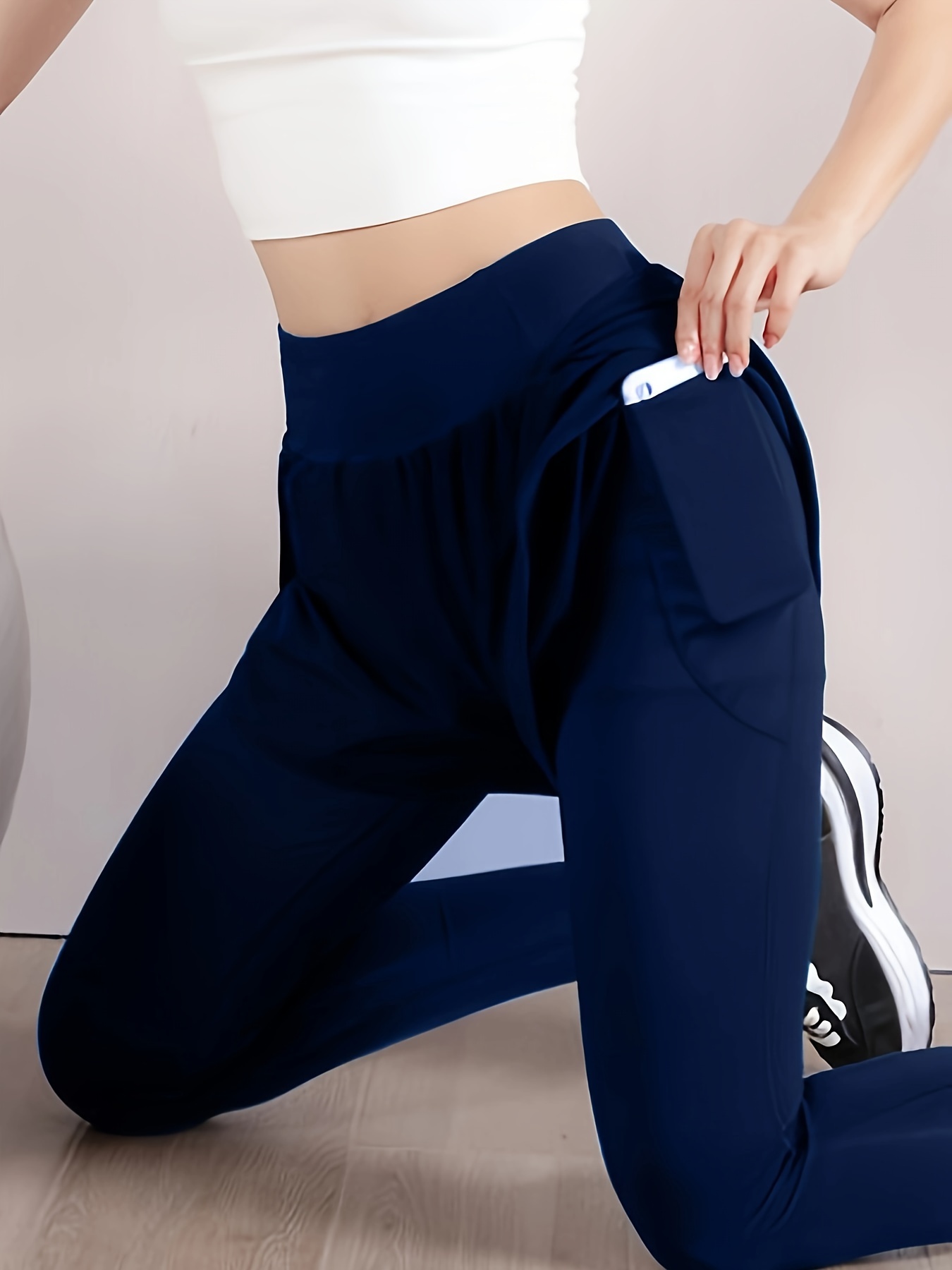 Silk Yoga Pants for Women High Waist Tummy Control Compression
