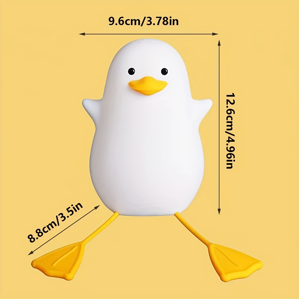 Acheter Canard Led veilleuse dessin animé Silicone lampe