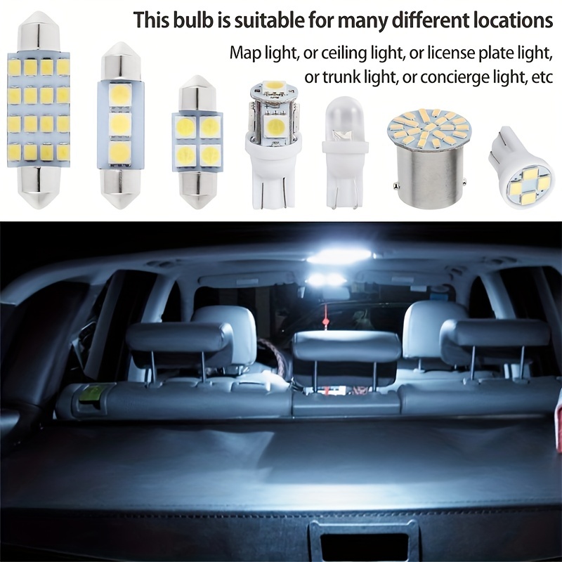 Brighten Car's Interior Valesun T10 W Led Bulbs! - Temu