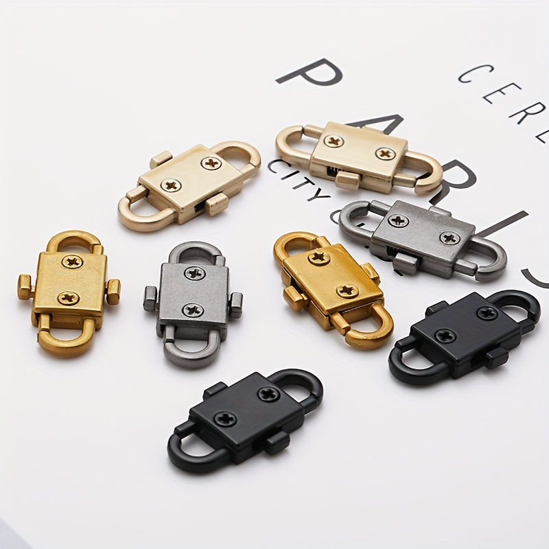 6 Pcs Adjustable Metal Buckles for Chain Strap Bag, Chain Links