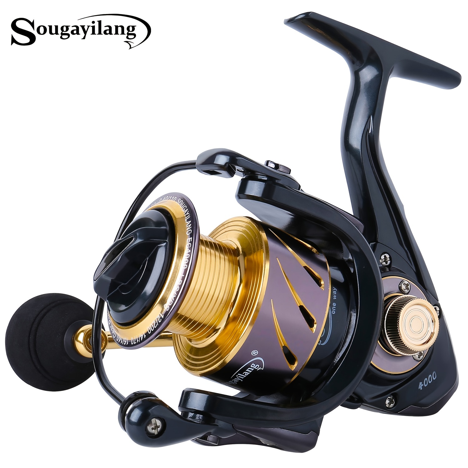13+1 BB Spinning Fishing Reel - High Speed Gear Ratio for Bass, Trout &  Saltwater Fishing!