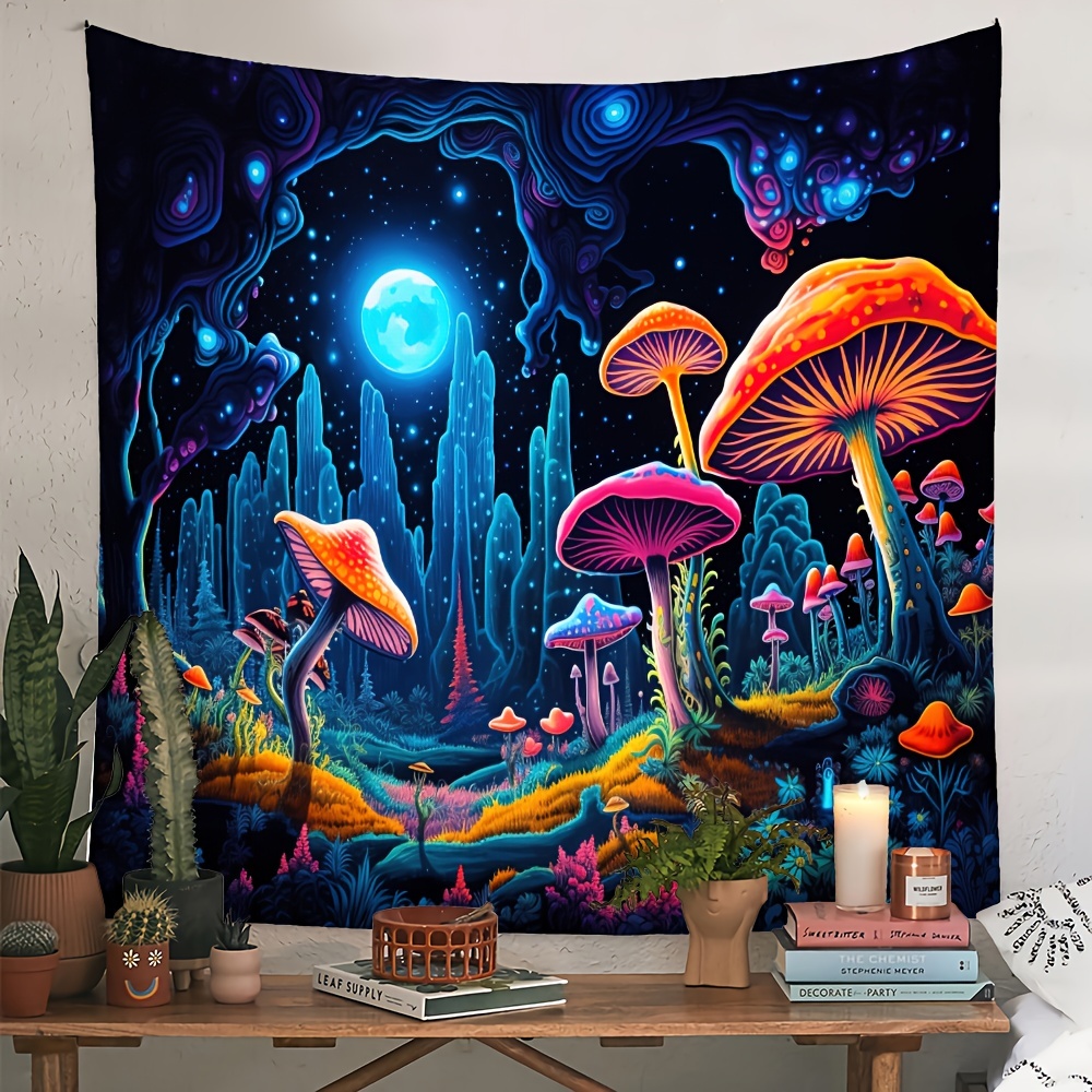 Red Moon Mushrooms Tapestry - Shop Online on roomtery