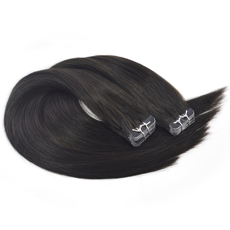 Tape In Hair Extensions Straight Texture Wigs Synthetic Hair Temu