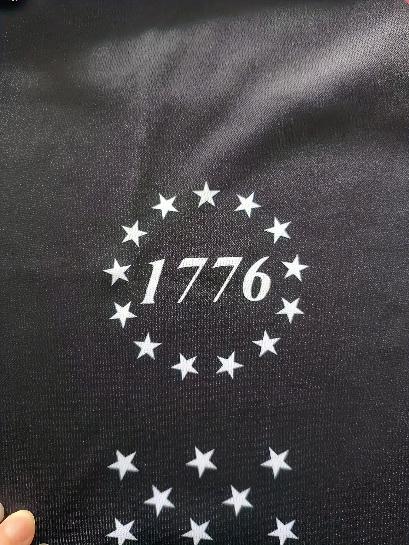 Plus Size Men's US Flag Print Golf Shirt Fashion Casual Shirt Spring Fall Winter, Men's Clothing