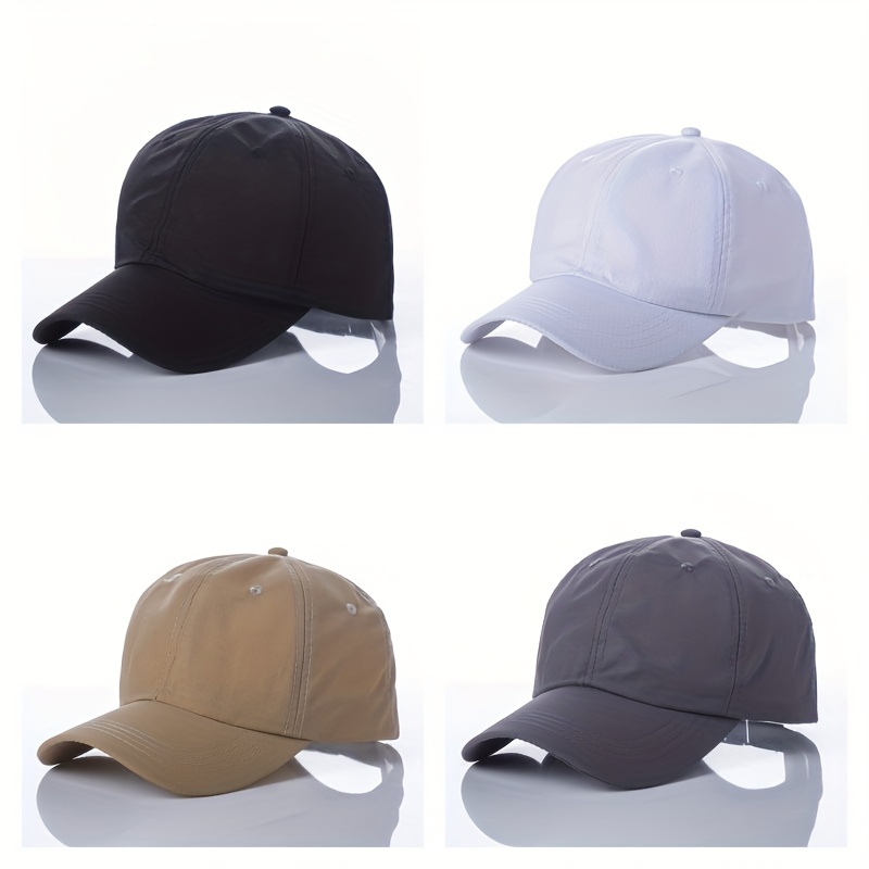 Baseball Cap Letter Sun Protection Men Women Korean Style Sweat-wicking Cap  for Outdoor