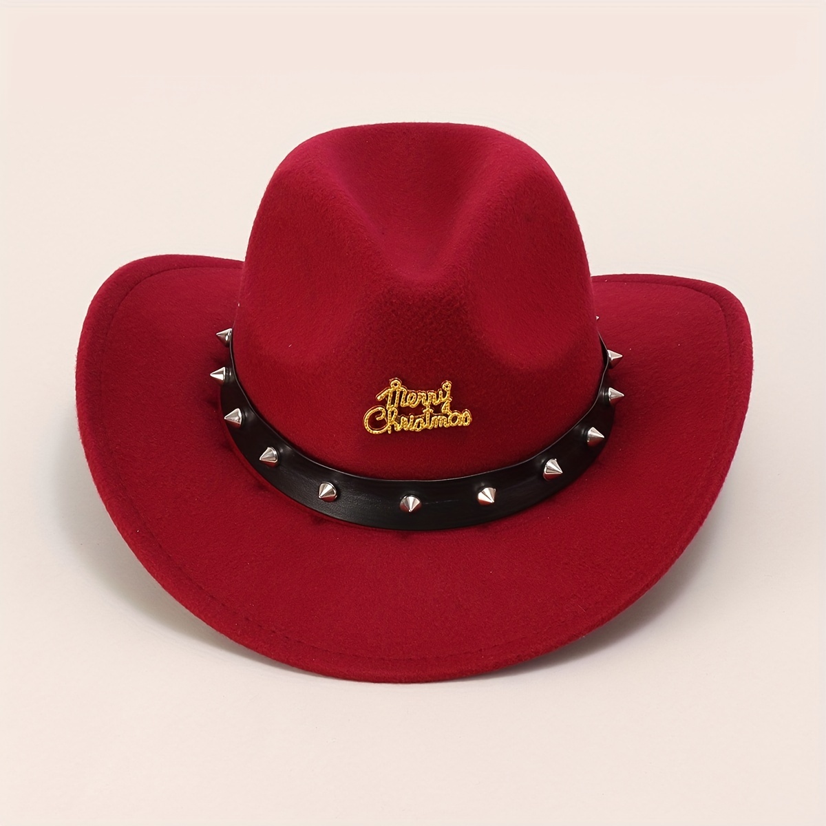 Vintage Western Cowboy Woolen Hat British Belt Jazz Top Hat