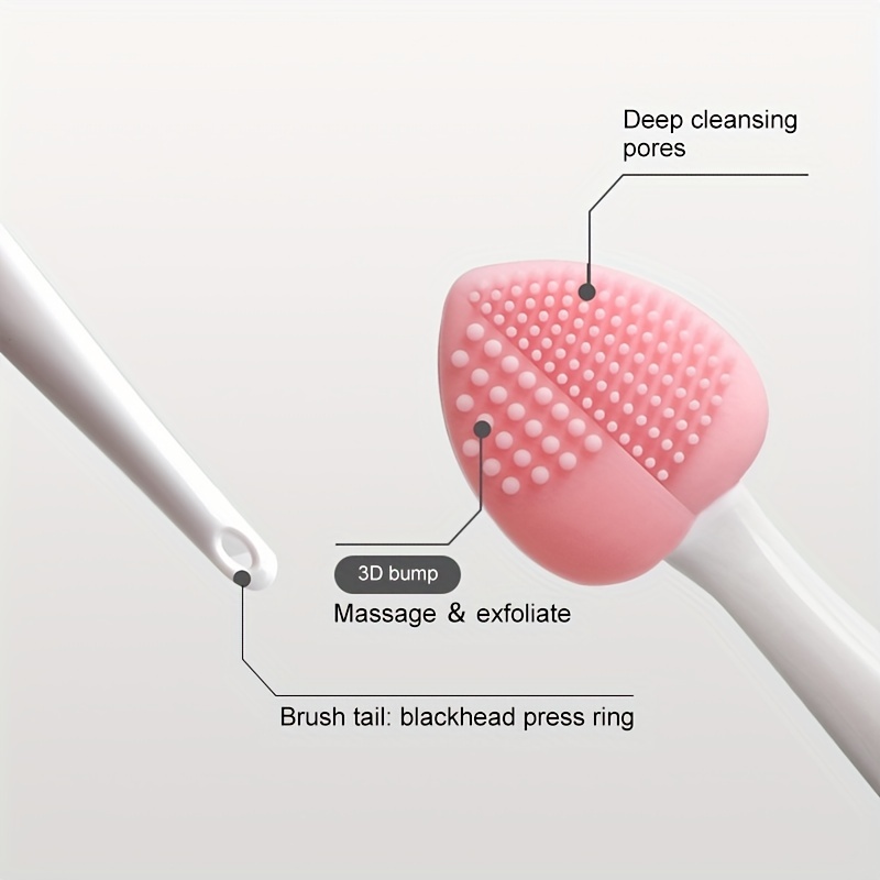 Nose Scrub Brush Double sided Silicone Exfoliating Nose - Temu