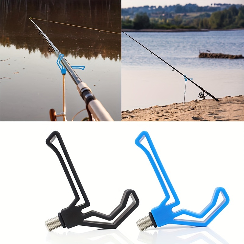 U-shaped Ice Fishing Rod Holder Portable Adjustable Stand Tripod Ice Fishing  Accessories - Sports & Outdoors - Temu