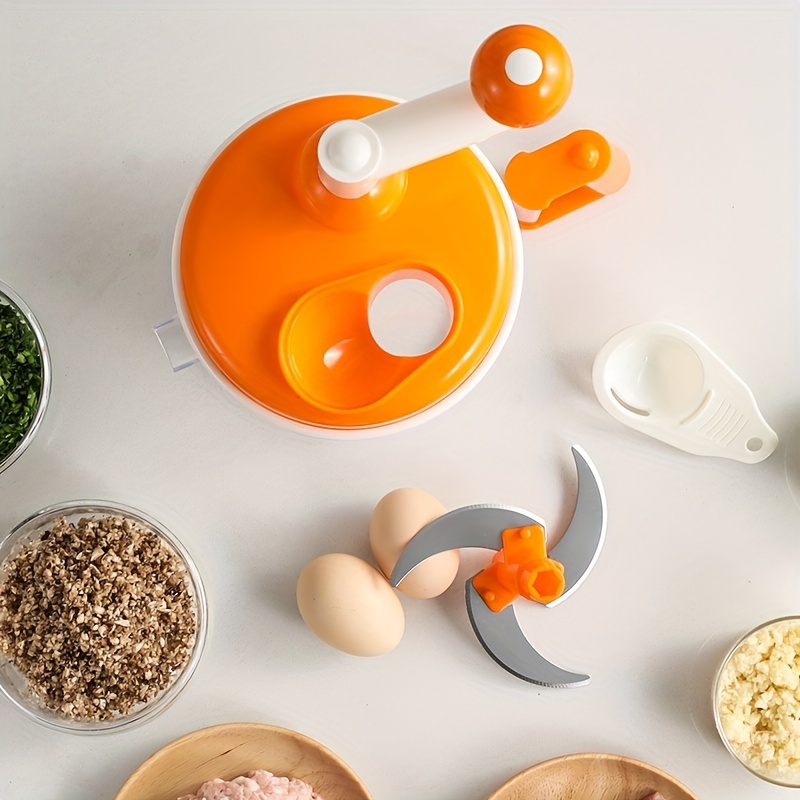 Hand Crank Food Processor Manual Food Chopper Egg Blender Vegetable Dicer  Mincer Fruit Chopper Meat grinder