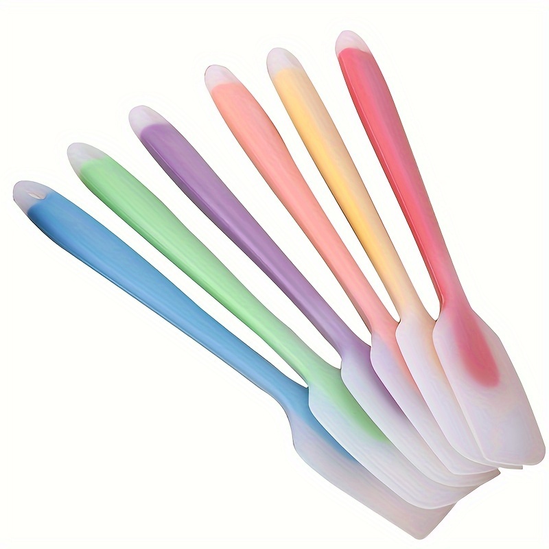 flexible and   silicone scraper   sizes for baking heat resistant multi colored and versatile details 3