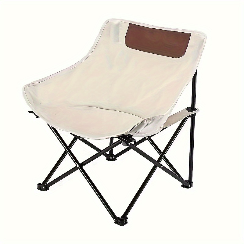 Outside Foldable Camping Chair Oversized Outdoor Padded Chair With