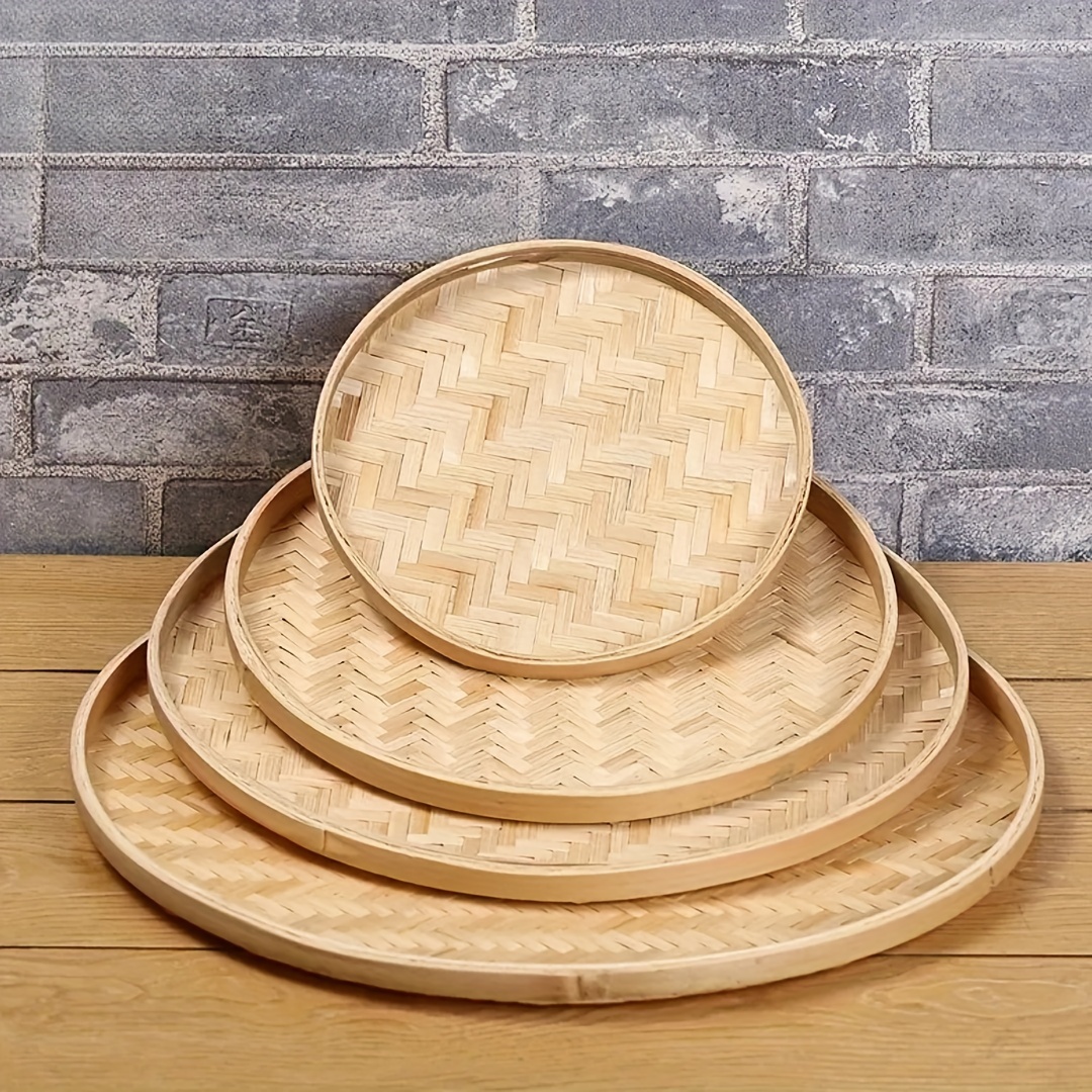 Turbobm Bambusschale, Reisschale, Kreative Chinesische Bambusschale, Runde  Ecologic Spice Natural Handcrafted Wooden Dip Bowl Wood Tableware :  : Küche, Haushalt & Wohnen