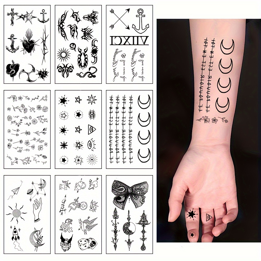 1pc Semplice Fiore Minuscolo Adesivi Tatuaggi Temporanei - Temu Italy