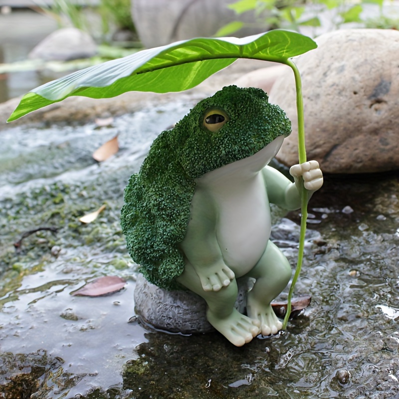 Funny Frogs Garden Statue Frog Yard Decor Garden Animal - Temu New Zealand