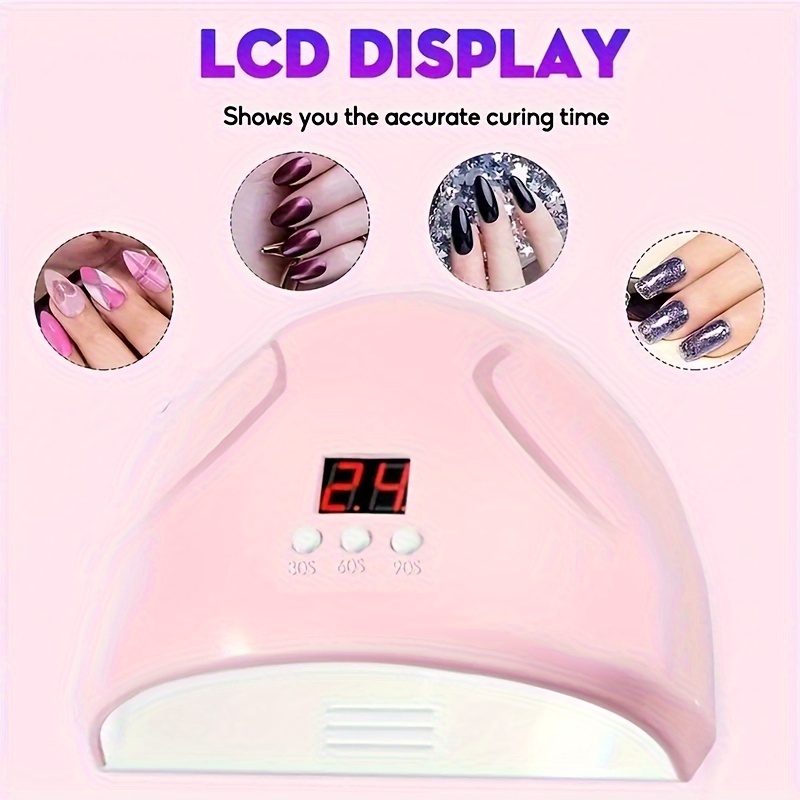 Lampada Per Unghie Portatile Gel UV/LED 36W Smart Nail Lamp - Temu Italy