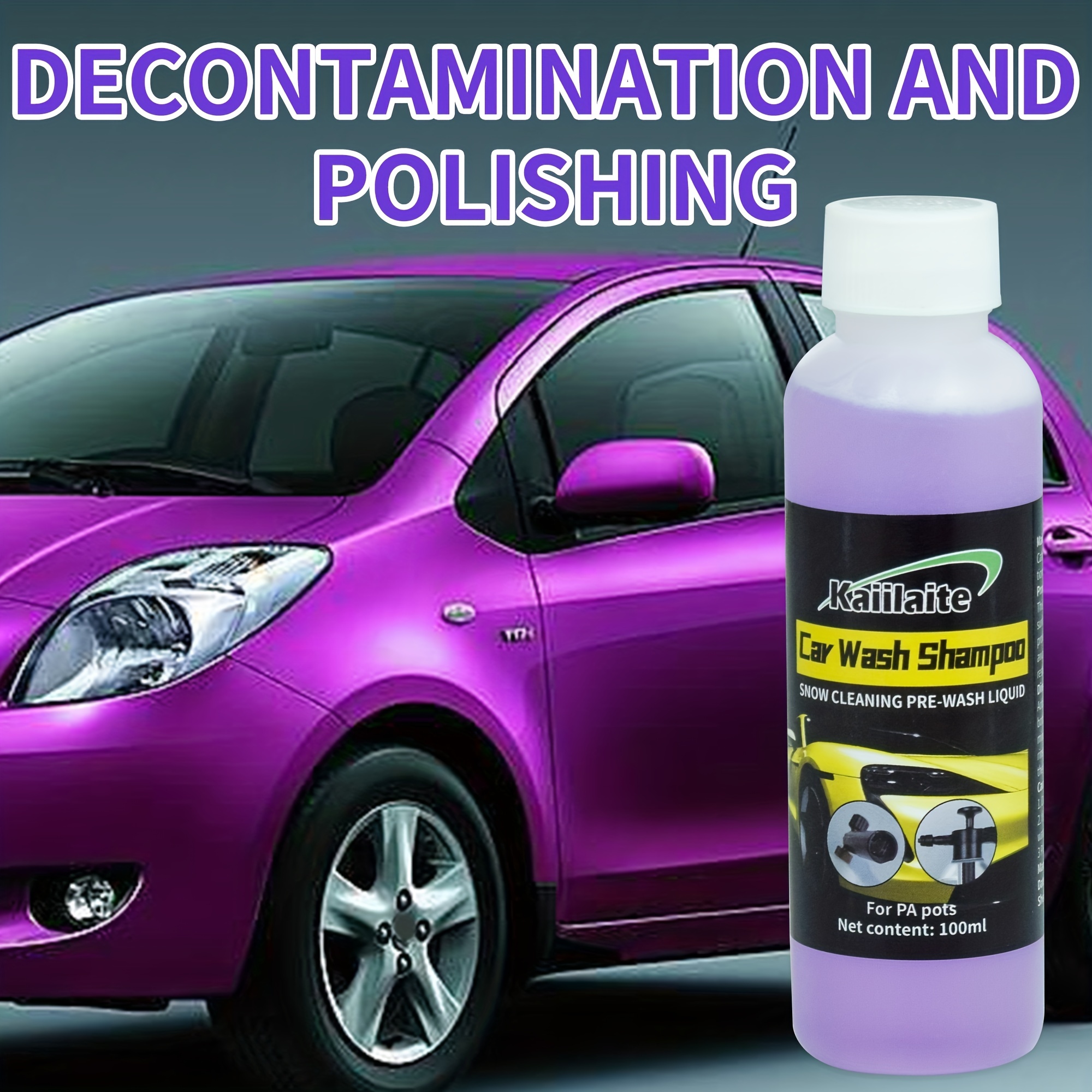 Car Wash Shampoo: Foaming Soap Wax For Powerful Cleaning - Temu