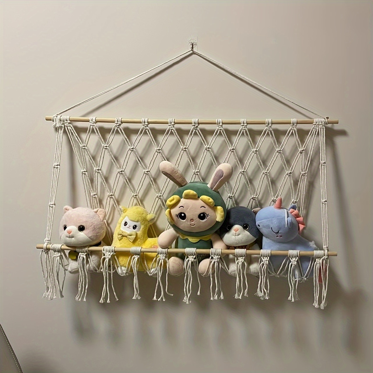 Stuffed Animal Hammock Stuffed Animal Toy Storage Hammock With Macrame  Bedroom Corner Organizer Net For Neatly