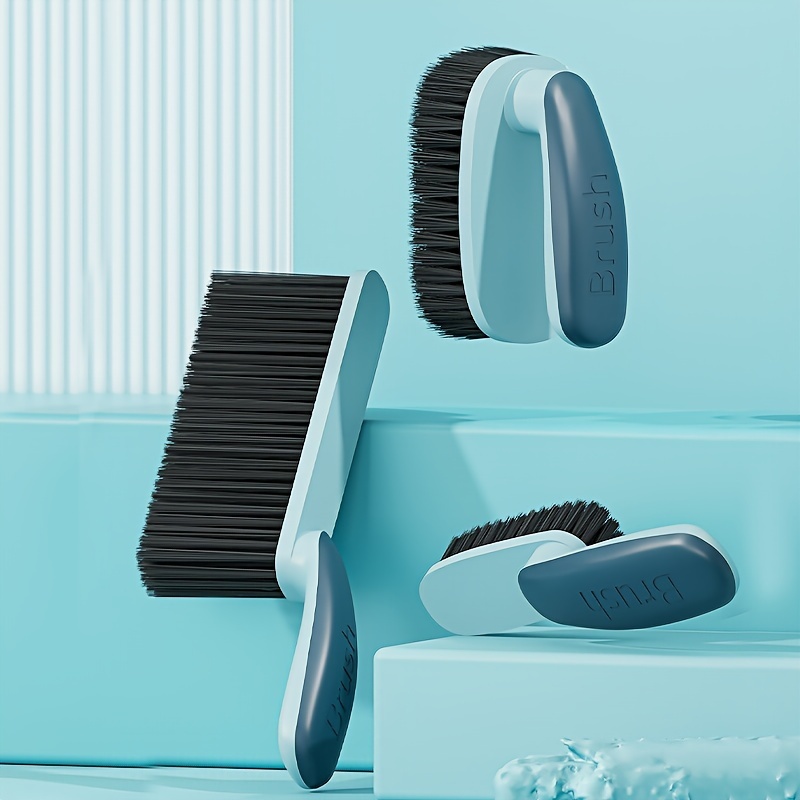 Cepillo multifuncional, fácil de agarrar, cepillos de limpieza para el  hogar, cepillo reutilizable suave para ropa y zapatos (azul oscuro)