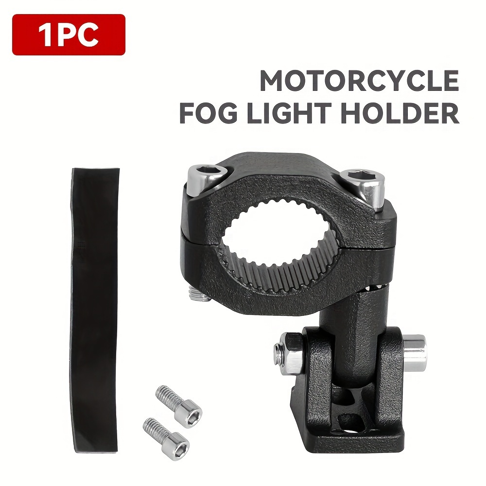 Dowrap 20–38 mm/38–60 mm Motorrad-Scheinwerferhalterung, universelle  Motorrad-Scheinwerferhalterungen, verstellbare Nebelscheinwerferhalterung  for