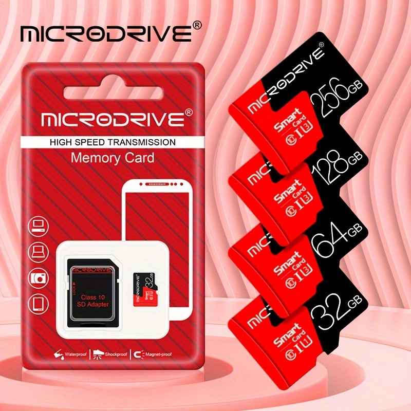 MIXZA Carte MicroSD Colorée, Carte Mémoire UHS-I U1 U3 Pour Caméra De  Surveillance Switch Smartphone Et Tablette, 32 Go/64 Go/128 Go/256 Go/512  Go, 1080P, 4K - Temu France