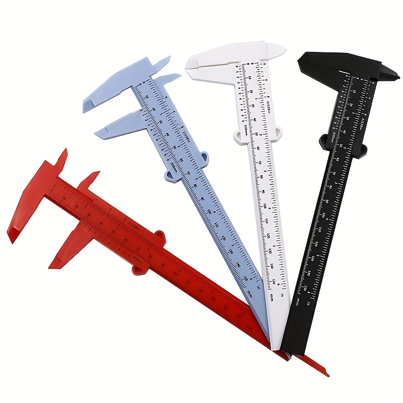 Vernier Caliper Plastic Calipers Gauge Measuring Tools - Temu