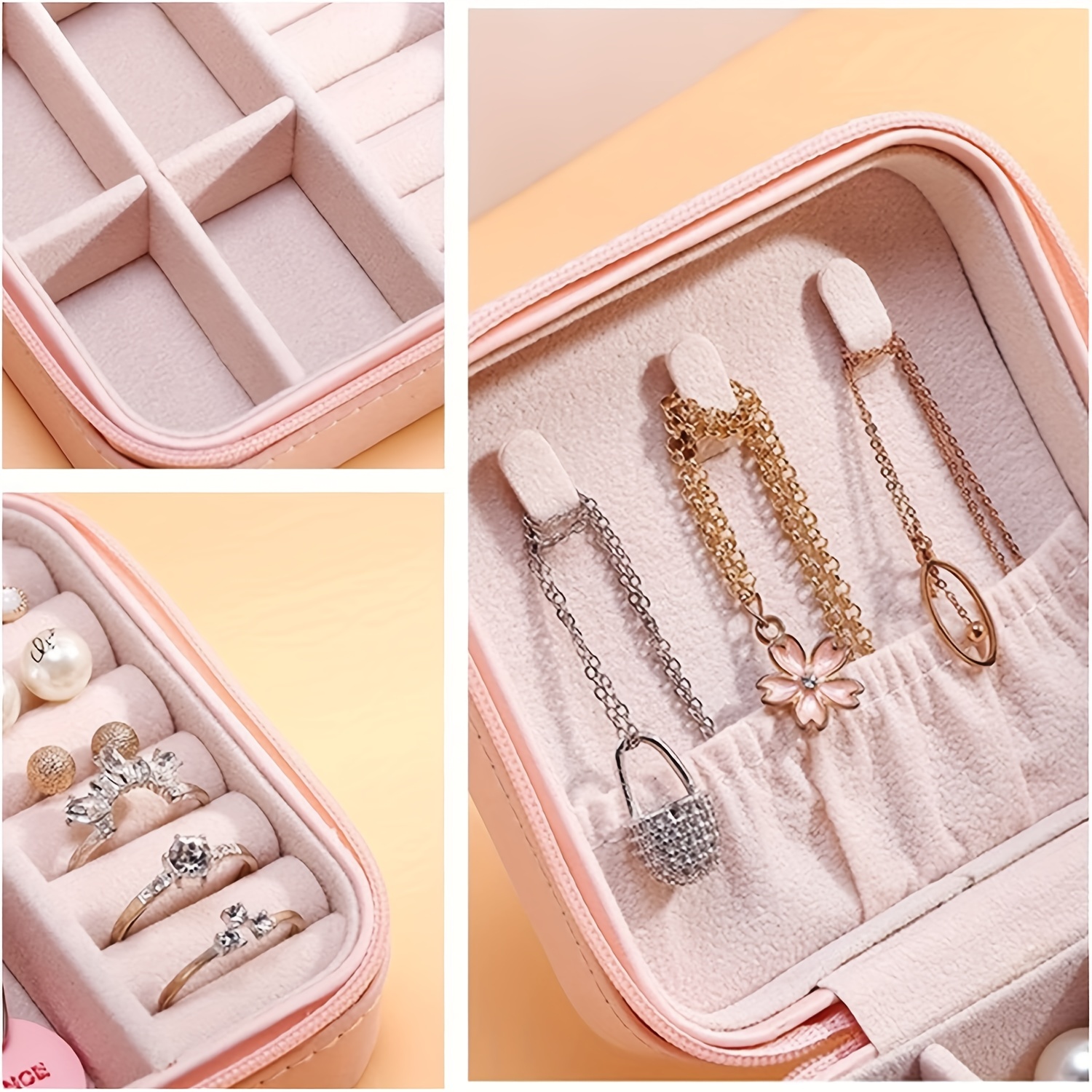 Storage & Organization, Mini Portable Travel Jewelry Box Small Portable  Travel Jewelry Case