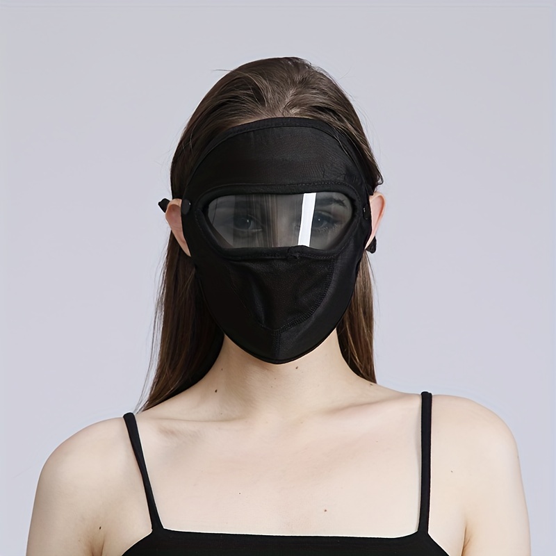 Dust Proof Black Face Mask | Anti Fog & Windproof Goggles