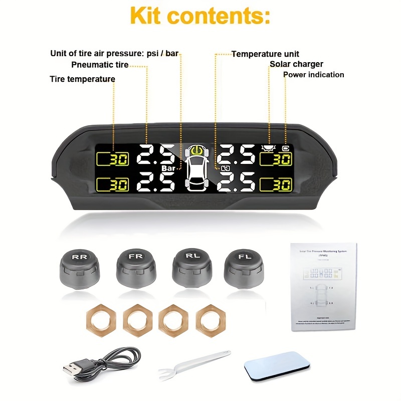 Pro Tpms Motorcycle Tire Pressure Sensors Motor Tmps Tire - Temu