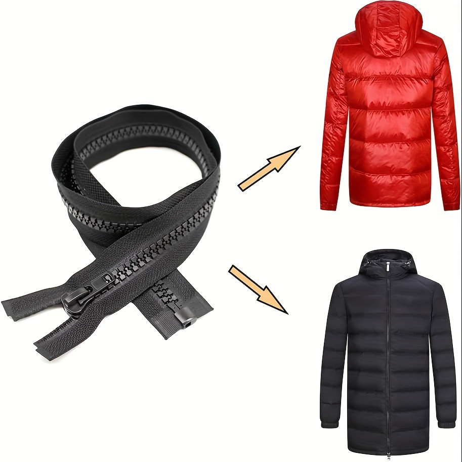 10pcs Separating Jacket Zippers Sewing Coat Jacket Zipper Heavy