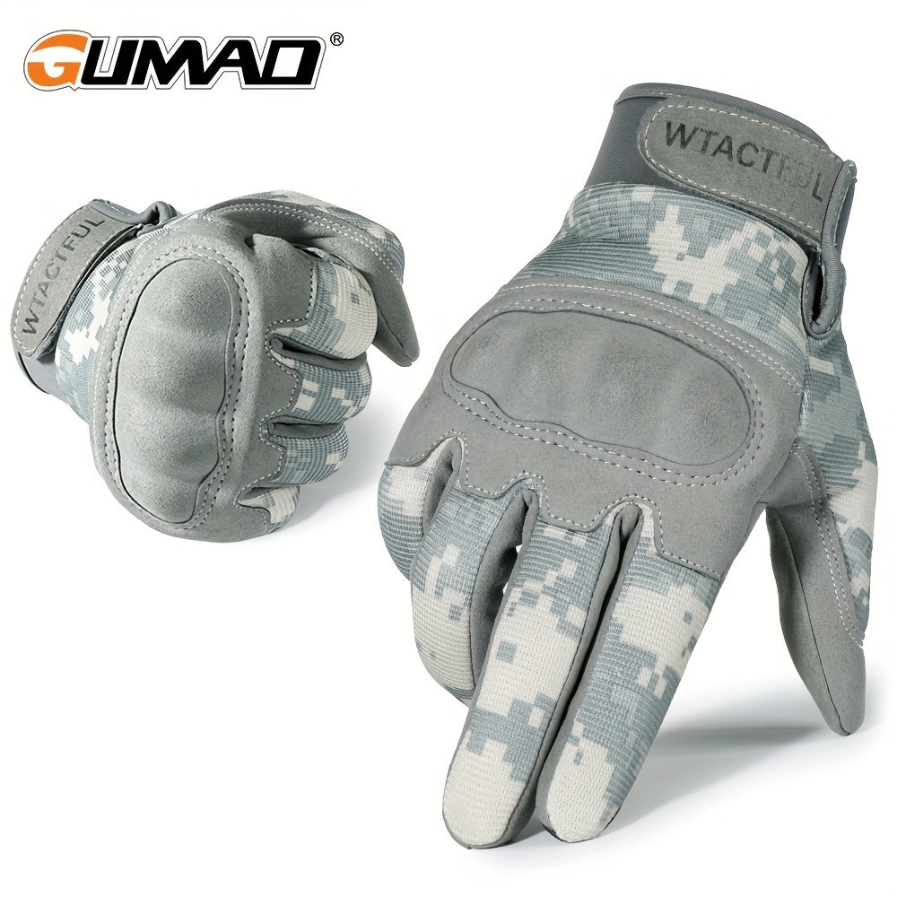Dropship Tactical Gloves For Men - Touch Screen, Non-Slip, Full Finger  Protection For Shooting, Airsoft, Military, Paintball, Motorcycle, Cycling,  Hunting, Hiking, Camping, Combat, Work, Outdoor Sports to Sell Online at a  Lower