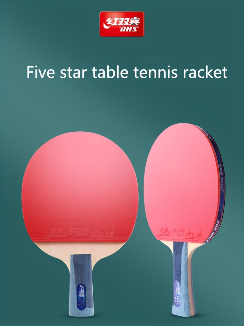 1pc 5 Étoiles Raquette De Tennis De Table Professionnelle - Temu Canada