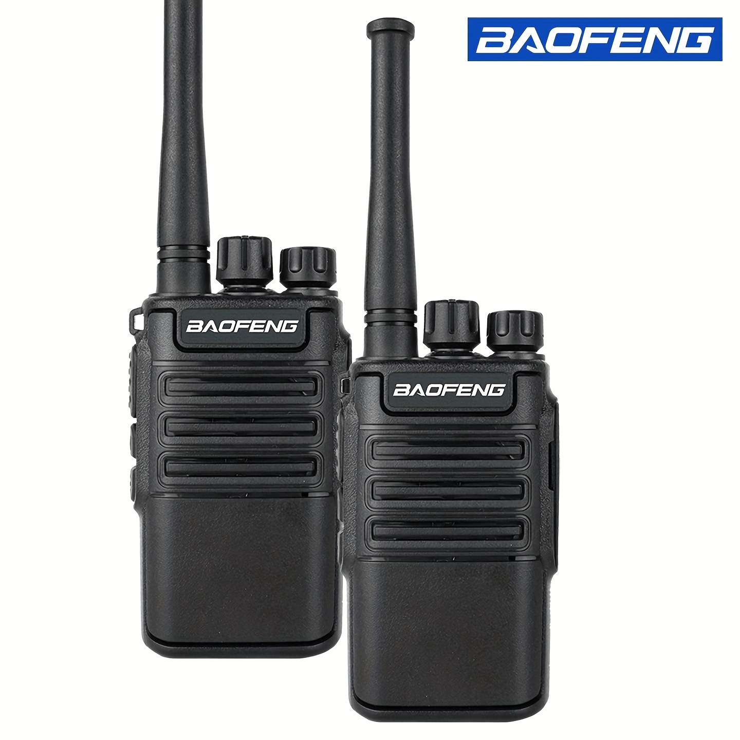 Baofeng Walkie Talkies Rechargeable Long Range Two-way Radio With Earpiece,  Way Radio Uhf Handheld Walkie Talkie With Flashlight, Li-ion Battery And  Charger Temu