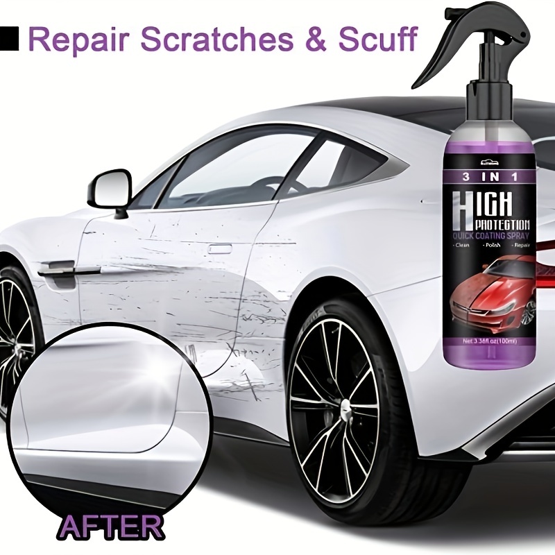 3 in 1 High Protection Quick Car Coating Spray, 5 Bottles Ottostuart Car Coating Agent, 3-in-1 High Protection Car Spray 3 in 1 Spray Quick Coating