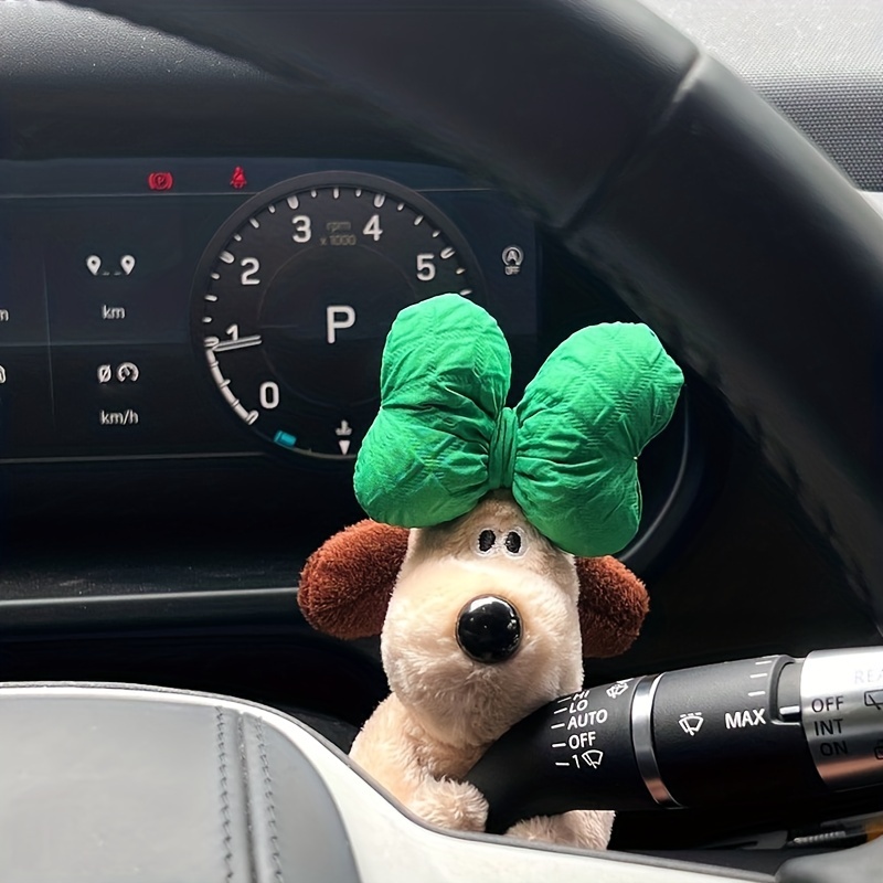 Auto-Getriebe-Dekoration, Niedlicher Hund, Plüsch-Pilot-Puppe, Dekoration,  Lenkgetriebe, Wischer, Schleife, Welpen-Dekoration
