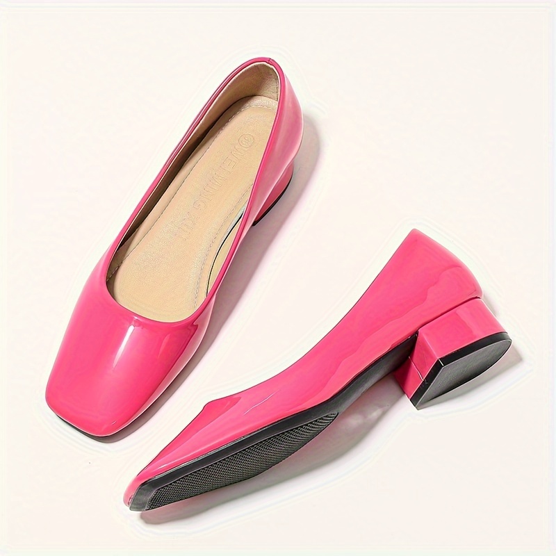 Pink patent best sale leather shoes womens