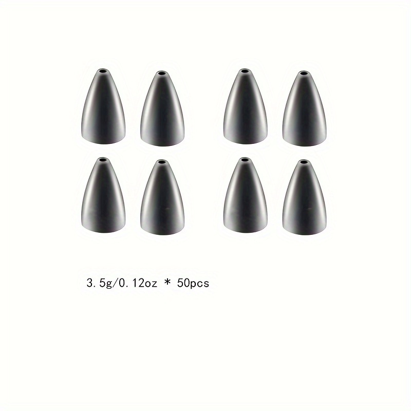 Bullet shaped Fishing Weights Multi Size Sinkers Bass - Temu