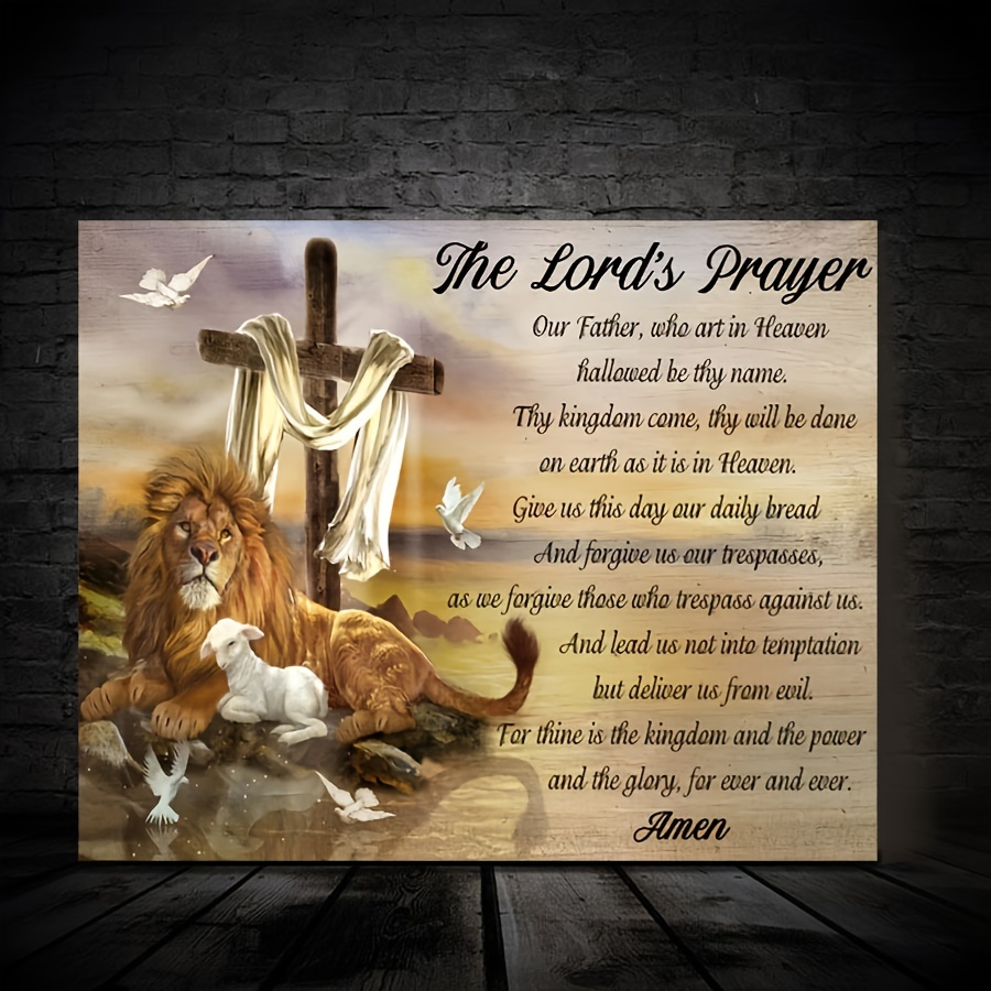 Jesus cross Lion of Judah Large Diamond Painting kits 5D DIY Full