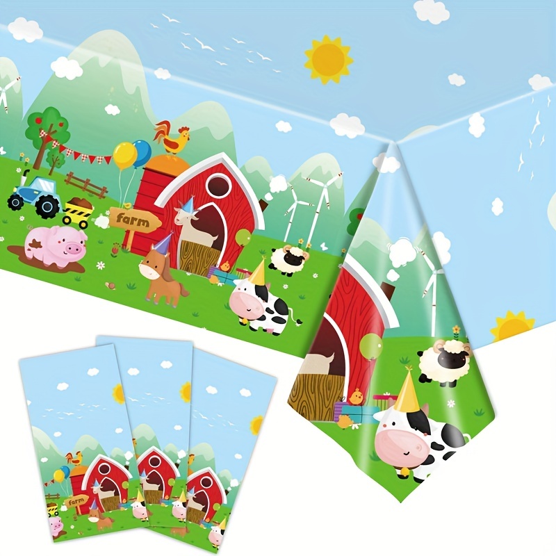 New Cow Tovaglia Decorazione per feste di compleanno per bambini Tovaglia  in plastica usa e getta Tovaglia per feste - Temu Italy