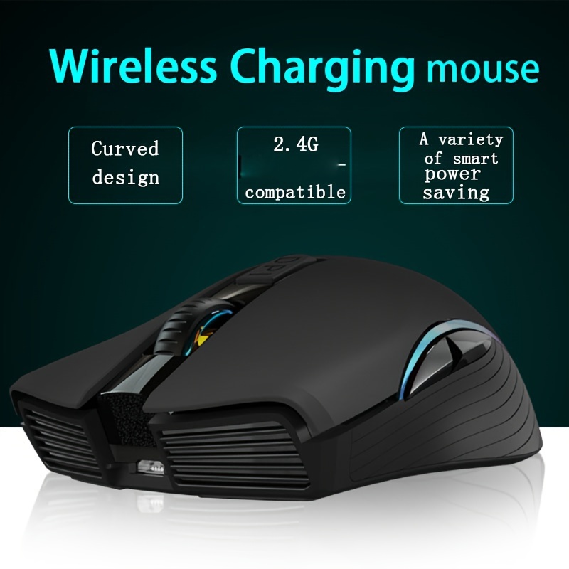Rechargeable Computer Mouse Dual Mode Wireless +2.4ghz Wireless Usb ...