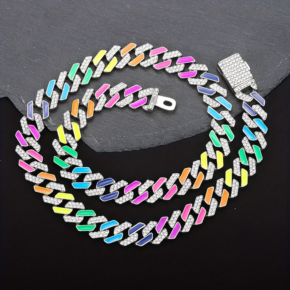 Rhinestone-chain Necklace
