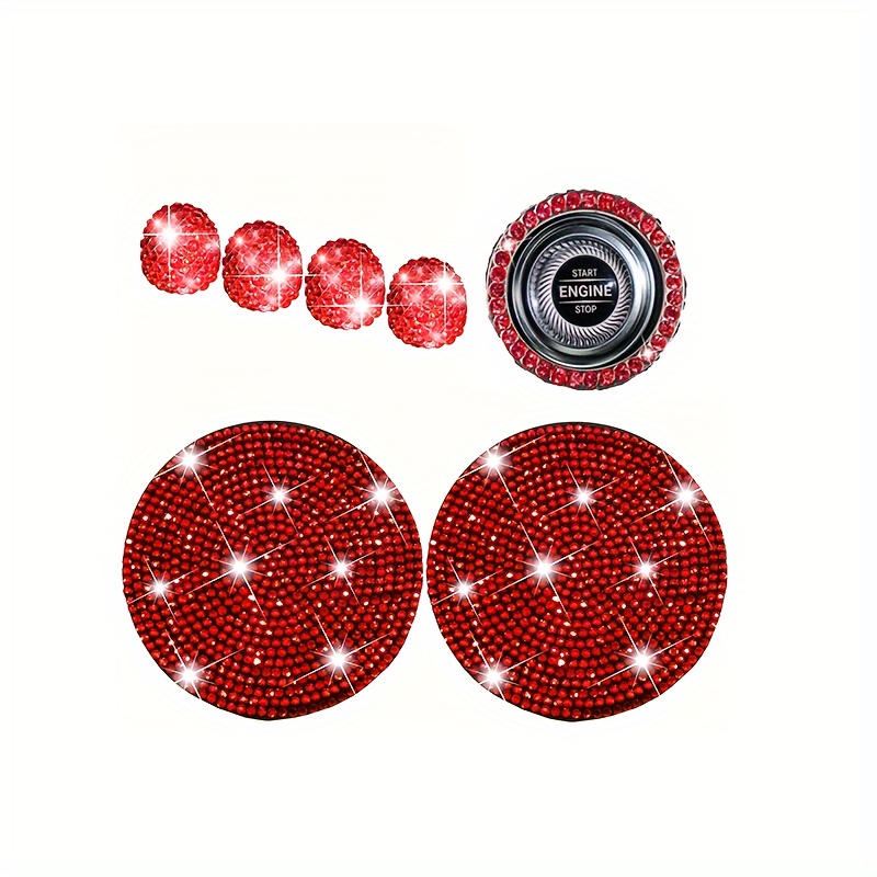 3 Styles Bling Car Accessories Interior Decoration Car Cup - Temu