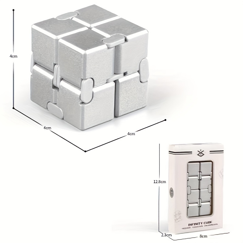 Infinity Cube Fidget Toy Cube, Plastic Fiddle Tool