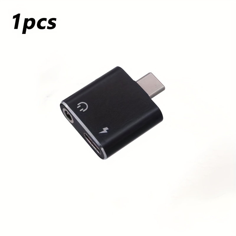  Adaptador USB C a 0.138 in, convertidor auxiliar de audio tipo C  de 1/8 pulgadas para Samsung Galaxy A53, S20 S21 S22 Ultra Plus Note 10 20,  Google Pixel 5 XL