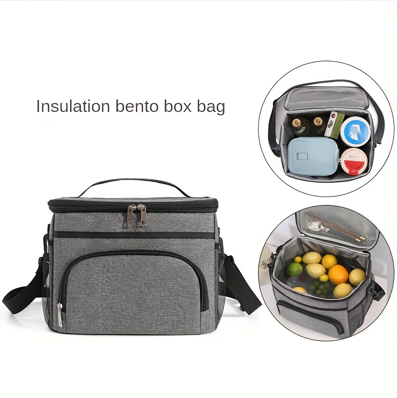 2 Compartment Lunch Box Insulated Lunch Bag Leakproof Thermal Bento Ba –  esfeel