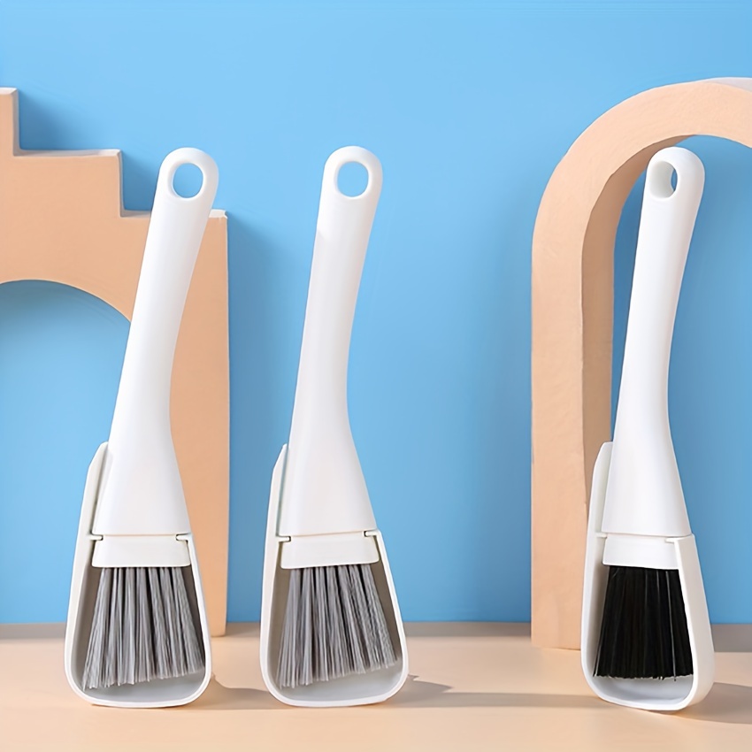 Groove Cleaning Brush With Dustpan, Mini Cleaning Brush