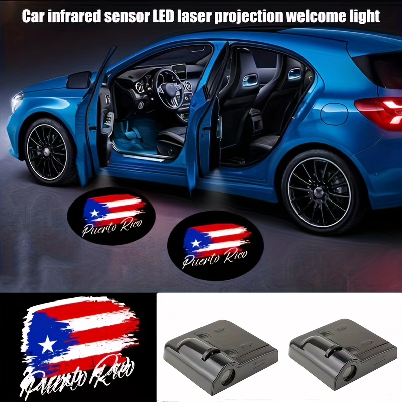 Protector para puertas de coche con reflector de luz
