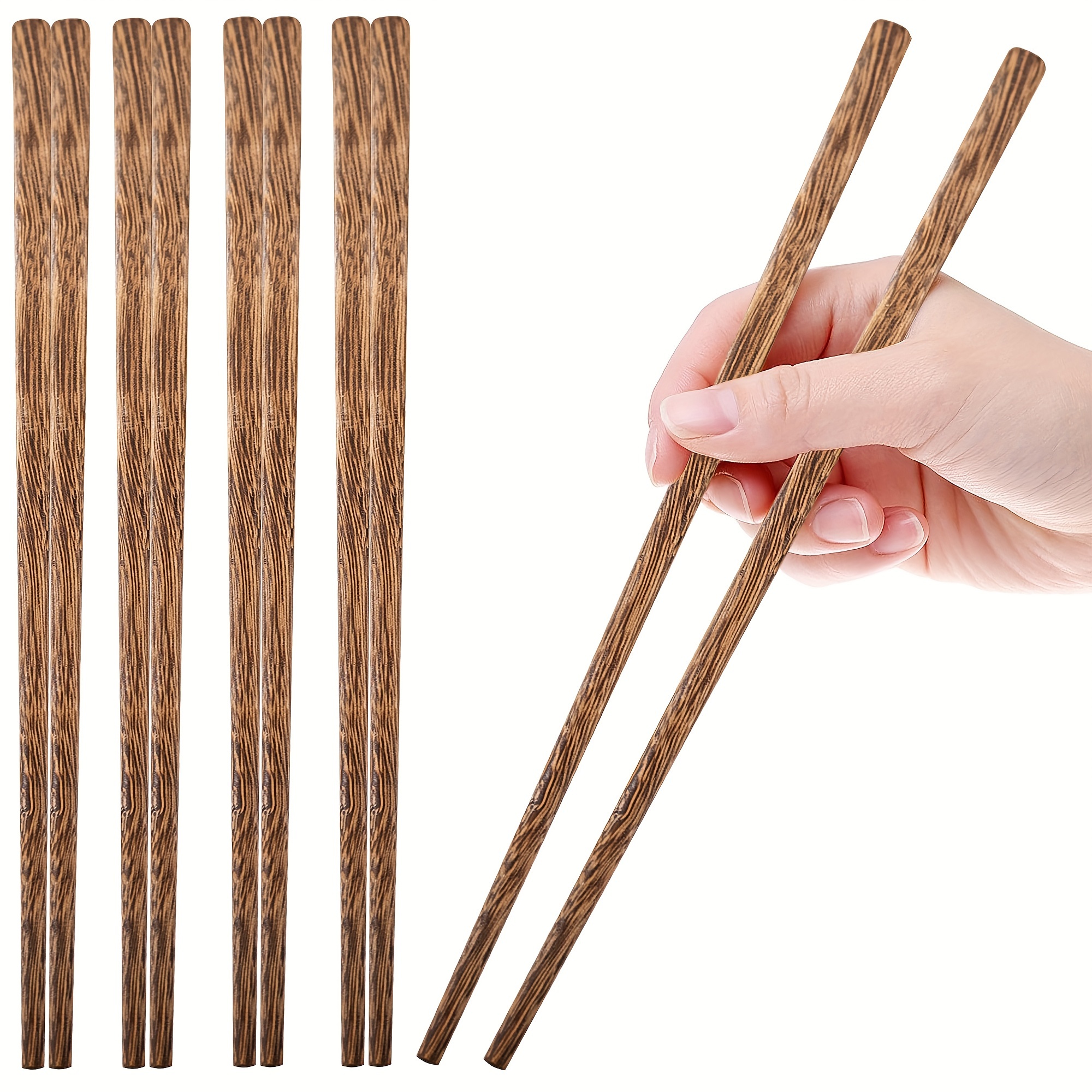 Kitchen Chop Sticks Wooden Chop Sticks Washable Natural Wood Chopsticks For  Beginners Chinese Style Chopsticks For