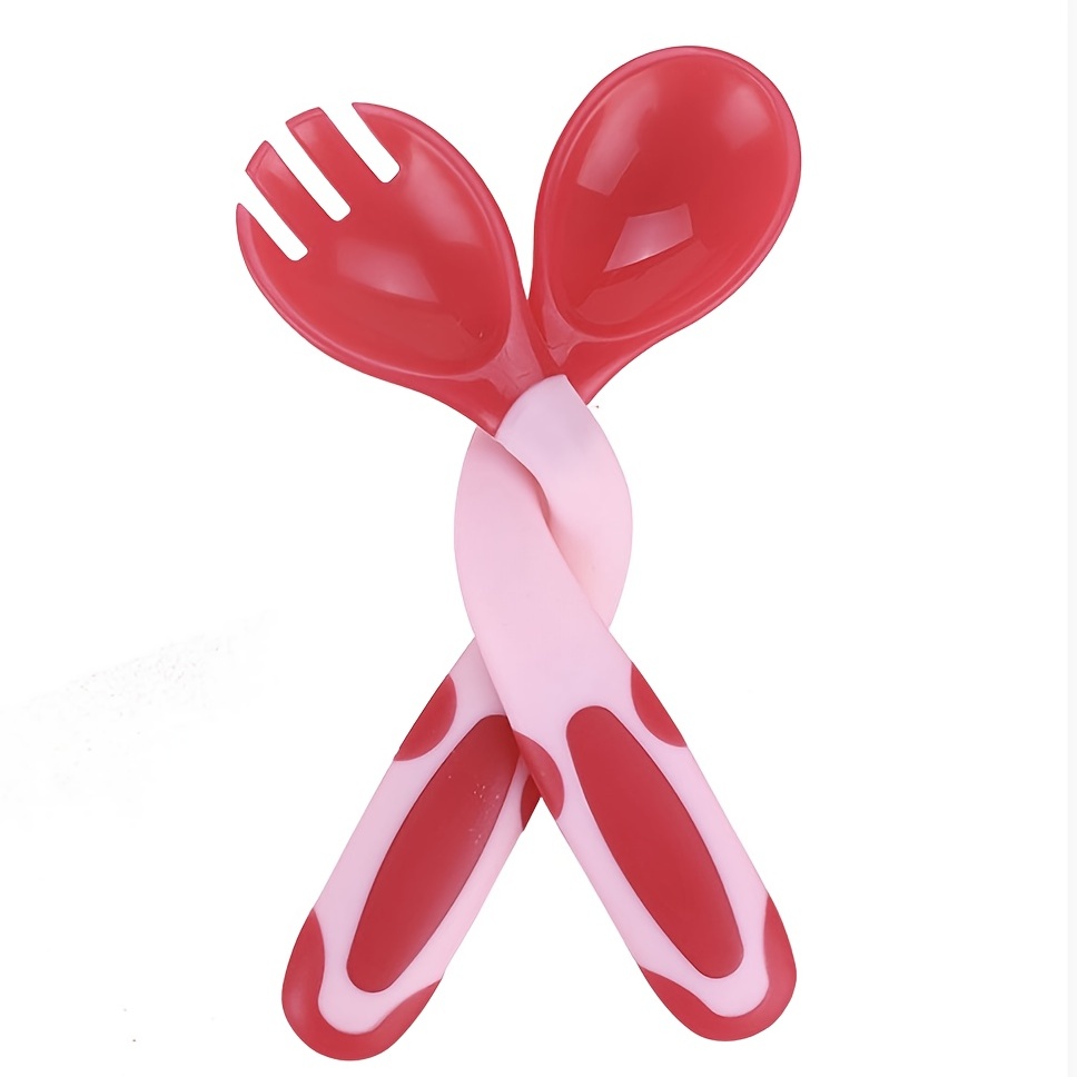 Toddler Fork Spoon Set With Case Color Changing Forks And - Temu